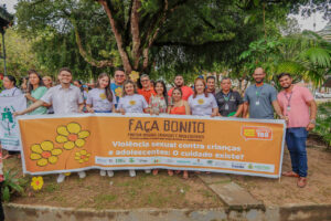 ‘Faça Bonito’: Ato Público reúne instituições e estudantes para alertar contra o abuso e exploração sexual infantojuvenil