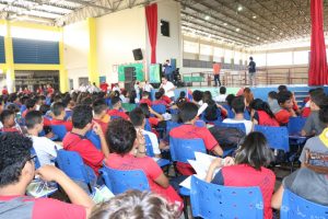 Imagem da notícia - Crianças e adolescentes recebem atendimento psicológico e palestra de conscientização contra bullying nas escolas