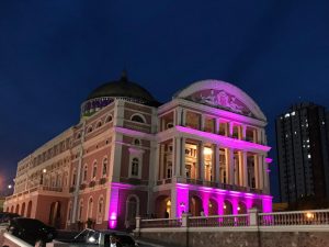 Imagem da notícia - Teatro Amazonas é iluminado de lilás para alertar sociedade sobre Síndrome de Rett