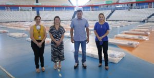 Imagem da notícia - Governo do Amazonas instala abrigo emergencial na Arena Amadeu Teixeira