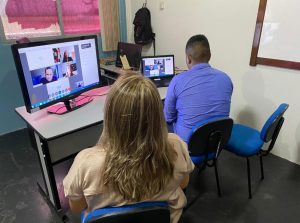 Imagem da notícia - Em parceria com o TJAM, adolescentes do socioeducativo da Sejusc passam por audiências virtuais