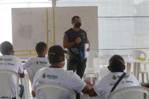 Imagem da notícia - Acolhidos do abrigo emergencial da Sejusc são capacitados com cursos profissionalizantes do Cetam