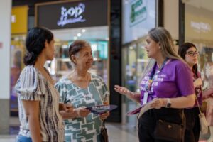 Imagem da notícia - Agosto Lilás: Sejusc oferta orientação jurídica e psicossocial no Amazonas Shopping