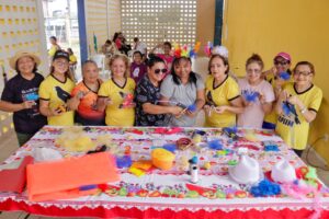 Imagem da notícia - Carnaval na Floresta: Grupos de idosos do Governo do Amazonas se preparam para desfile do grupo especial