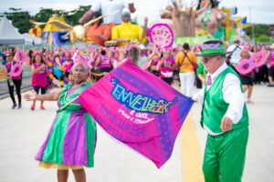 Imagem da notícia - Carnaval na Floresta 2026: Sejusc reforça direitos da pessoa idosa durante desfile