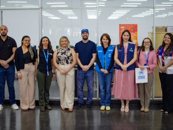 Sejusc fortalece política de acolhimento a migrantes e refugiados com visita do Acnur