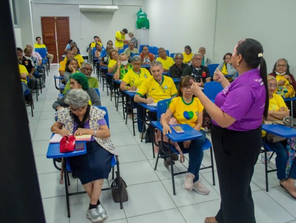 Junho Violeta: Sejusc leva debate sobre projeto ‘Um Convívio Sem Violência’ a FUnATI